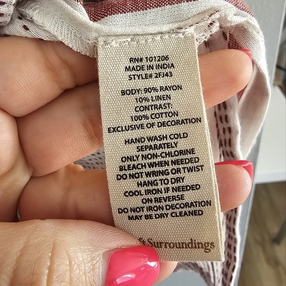 Soft Surroundings Repose Tunic in Berry Stripe - Picture 6 of 9